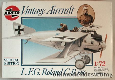 Airfix 1/72 Roland C-11 1916 Special Edition - Eduard Ritter von Schleich 35 Kill Ace, 01077 plastic model kit